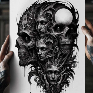 greek-olympus – tattoo design ideas free ai generated – surrealism-visionary – for-temple – Gallery: other-greece-inkby-ai