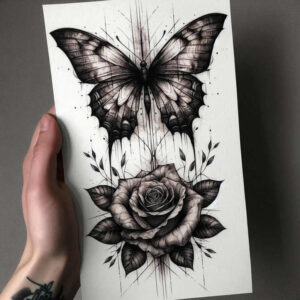 clean-stroke – tattoo design ideas free ai generated – neotraditional-intricate-shading – for-shoulder – Gallery: other-other-inkby-ai
