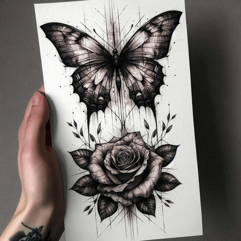 clean-stroke – tattoo design ideas free ai generated – neotraditional-intricate-shading – for-shoulder – Gallery: other-other-inkby-ai