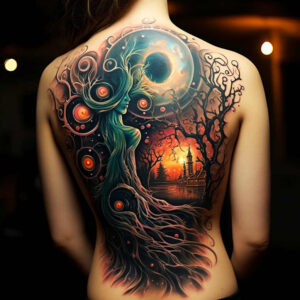 essential – tattoo design ideas free ai generated – surrealism-ghostly-shapes – for-inner-arm – Gallery: other-other-inkby-ai