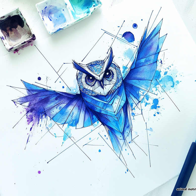dark-aura-owl-tattoo – tattoo design ideas free ai generated – realism-skin-realism – for-side-torso – Gallery: owls-inkby-ai