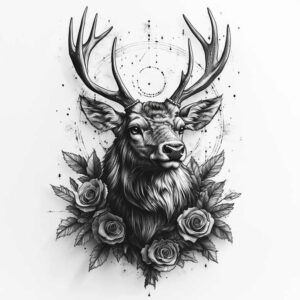 fine-line-owl-tattoo – tattoo design ideas free ai generated – surrealism-ethereal – for-calf – Gallery: owls-inkby-ai