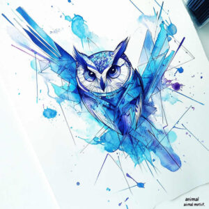 life-symbol-owl-tattoo – tattoo design ideas free ai generated – surrealism-dream-motifs – for-inner-arm – Gallery: owls-inkby-ai
