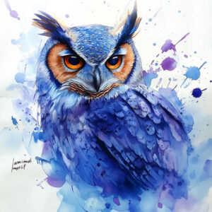 owl-abstract-pattern-tattoo – tattoo design ideas free ai generated – neotraditional-detailed-linework – for-scapula – Gallery: owls-inkby-ai
