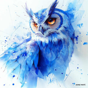 plant-ornament-owl-tattoo – tattoo design ideas free ai generated – neotraditional-layered-shading – for-shoulder-blade – Gallery: owls-inkby-ai