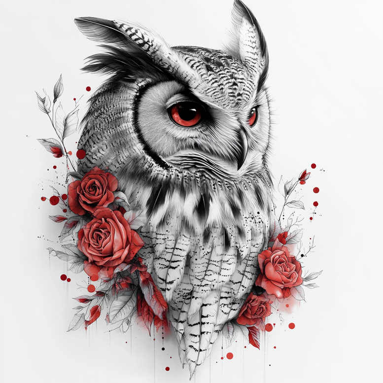 owls tattoo design ideas modern classic feathers perseverance and power