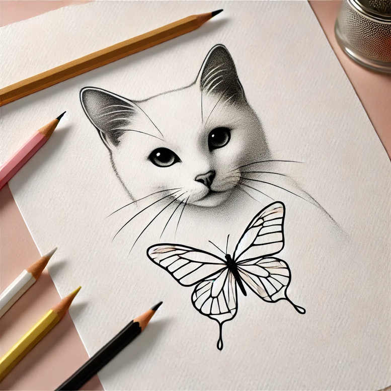 pets-tattoo-ideas – tattoo design ideas free ai generated – miniature – for-knee – Gallery: pets-inkby-ai