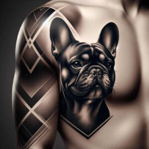 pets-tattoo-ideas – tattoo design ideas free ai generated – negative-space – for-spine – Gallery: pets-inkby-ai
