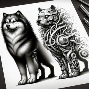 pets-tattoo-ideas – tattoo design ideas free ai generated – petite – for-behind-ear – Gallery: pets-inkby-ai