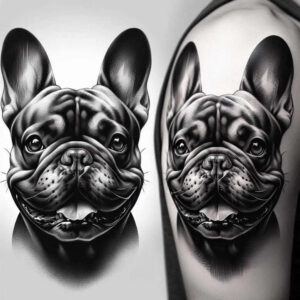pets-tattoo-ideas – tattoo design ideas free ai generated – simple-dot – for-foot – Gallery: pets-inkby-ai