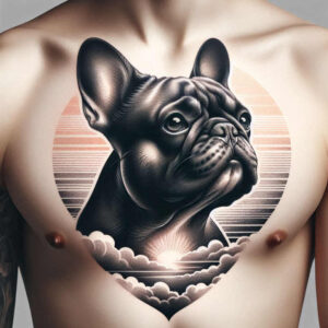 pets tattoo design ideas Realism reflection effect companion animals for upper thigh