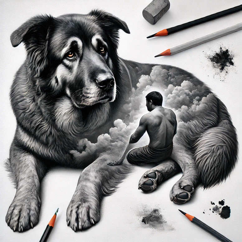 pets tattoo design ideas layered fill pet character for foot