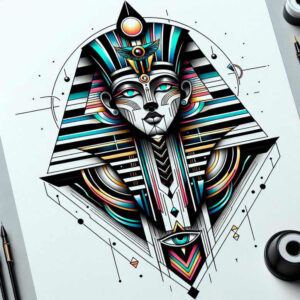 pharaoh tattoo design ideas classic motifs divine power meaning determination
