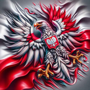 poland tattoo design ideas realistic glossy for thigh