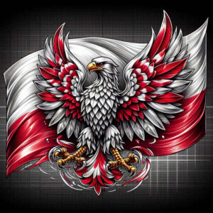 poland tattoo design ideas Realism realistic structure sharp-focus for ankle