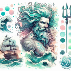 authority-god-tattoo – tattoo design ideas free ai generated – phantom – for-side – Gallery: poseidon-inkby-ai