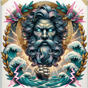 for-women – tattoo design ideas free ai generated – melting – for-palm – Gallery: poseidon-inkby-ai