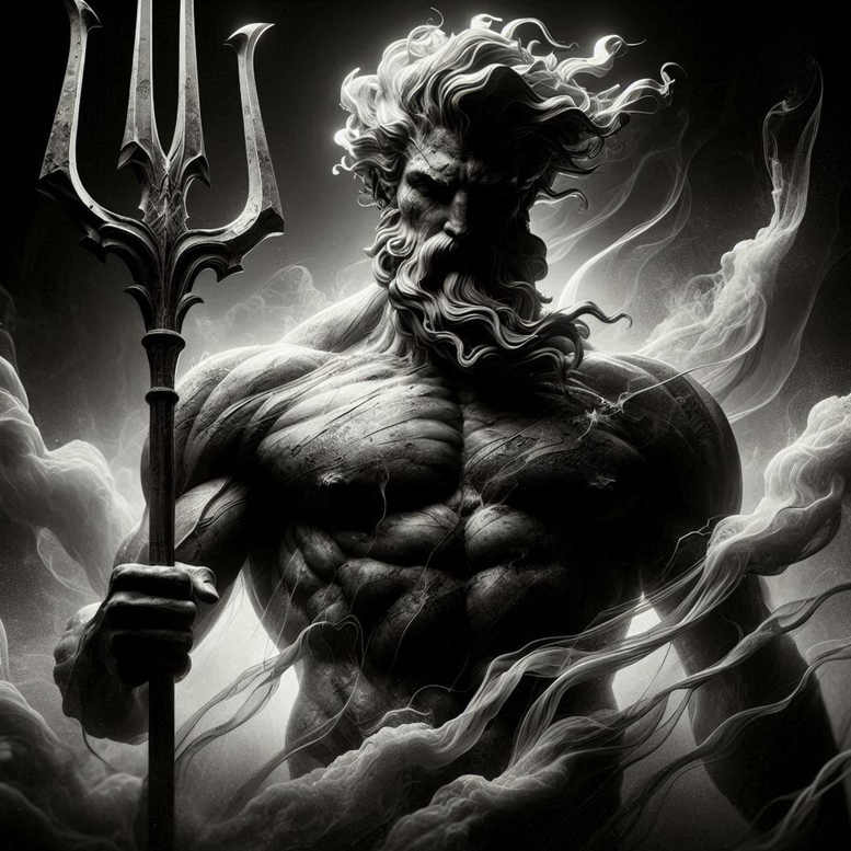 poseidon-trident-tattoo – tattoo design ideas free ai generated – madness – for-biceps – Gallery: poseidon-inkby-ai