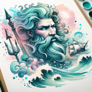 power-symbol-tattoo – tattoo design ideas free ai generated – creepy – for-spine – Gallery: poseidon-inkby-ai