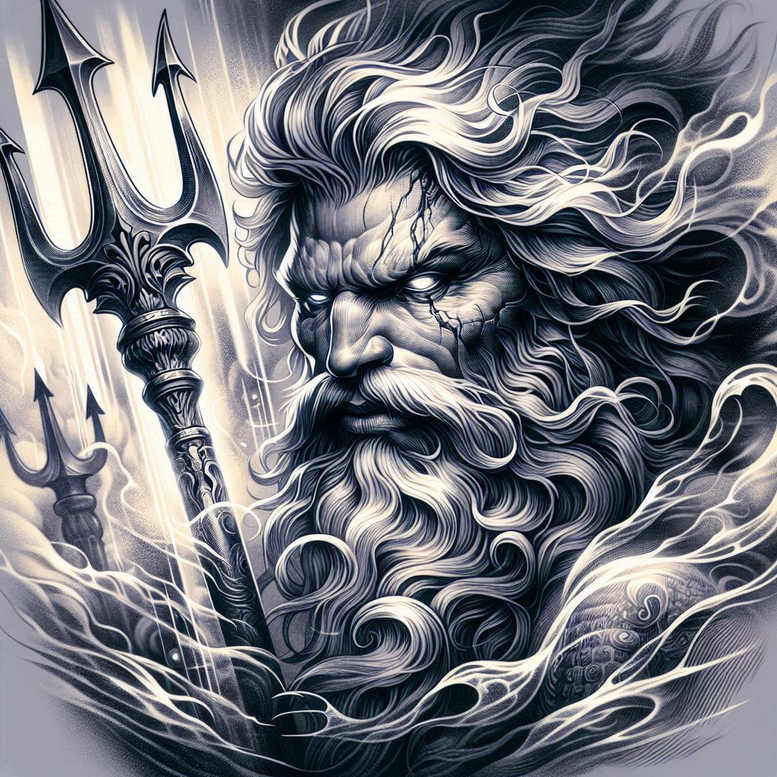 power-symbol-tattoo – tattoo design ideas free ai generated – witchcraft – for-stomach – Gallery: poseidon-inkby-ai
