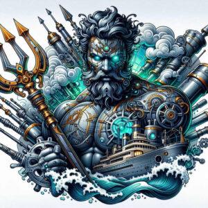 sea-life-god-tattoo – tattoo design ideas free ai generated – abyss – for-temple – Gallery: poseidon-inkby-ai