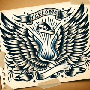 poseidon tattoo design ideas artistic contrast sacred current for shoulder blade