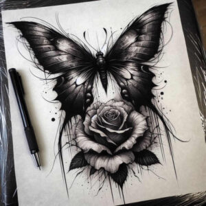 for-women – tattoo design ideas free ai generated – tiny-motif – for-hip – Gallery: roses-inkby-ai