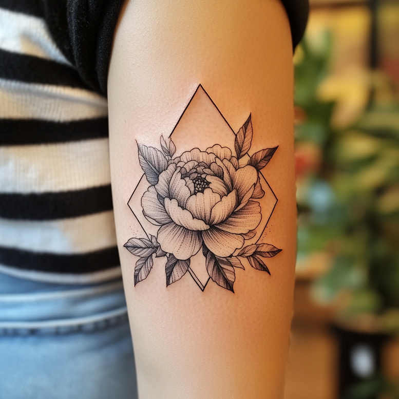ornamental-detail-rose-tattoo – tattoo design ideas free ai generated – empty-space – for-heel – Gallery: roses-inkby-ai
