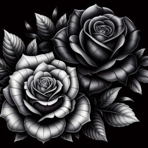 pastel-color-rose-tattoo – tattoo design ideas free ai generated – little-tattoo – for-shoulder – Gallery: roses-inkby-ai
