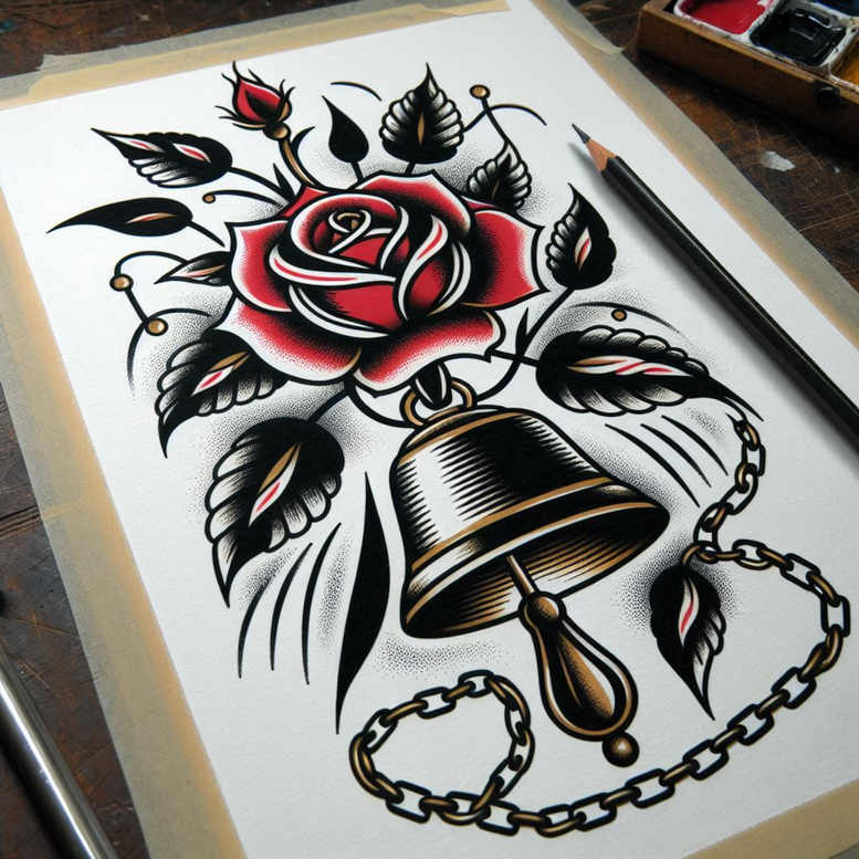 rose-modern-tattoo – tattoo design ideas free ai generated – whisper-line – for-upper-arm – Gallery: roses-inkby-ai