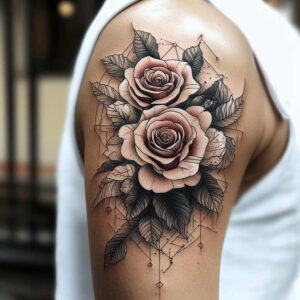 spiritual-rose-tattoo – tattoo design ideas free ai generated – tiny-tattoo – for-heel – Gallery: roses-inkby-ai