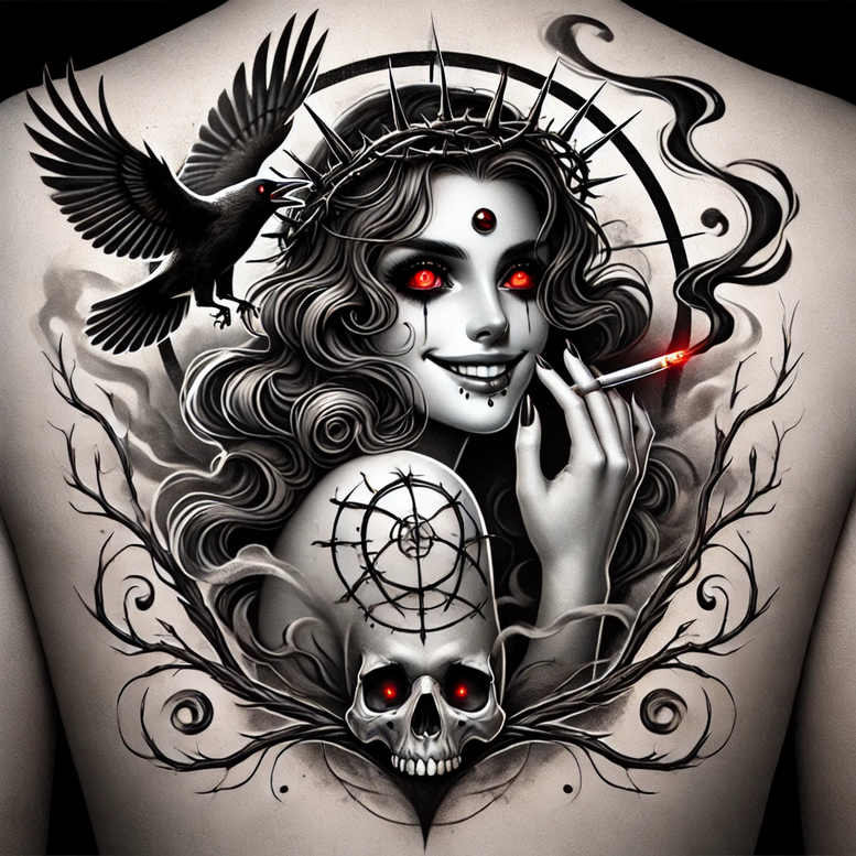 roses tattoo design ideas Surrealism impossible forms floral essence for hip