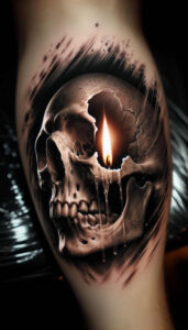 artistic-detail-skull-tattoo – tattoo design ideas free ai generated – despair – for-triceps – Gallery: skulls-inkby-ai