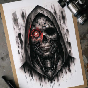 symbolic-meaning-skull-tattoo – tattoo design ideas free ai generated – cursed – for-nape – Gallery: skulls-inkby-ai
