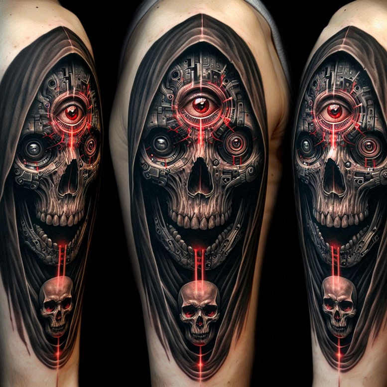 skulls tattoo design ideas Realism detail accuracy afterlife marker symbolising courage