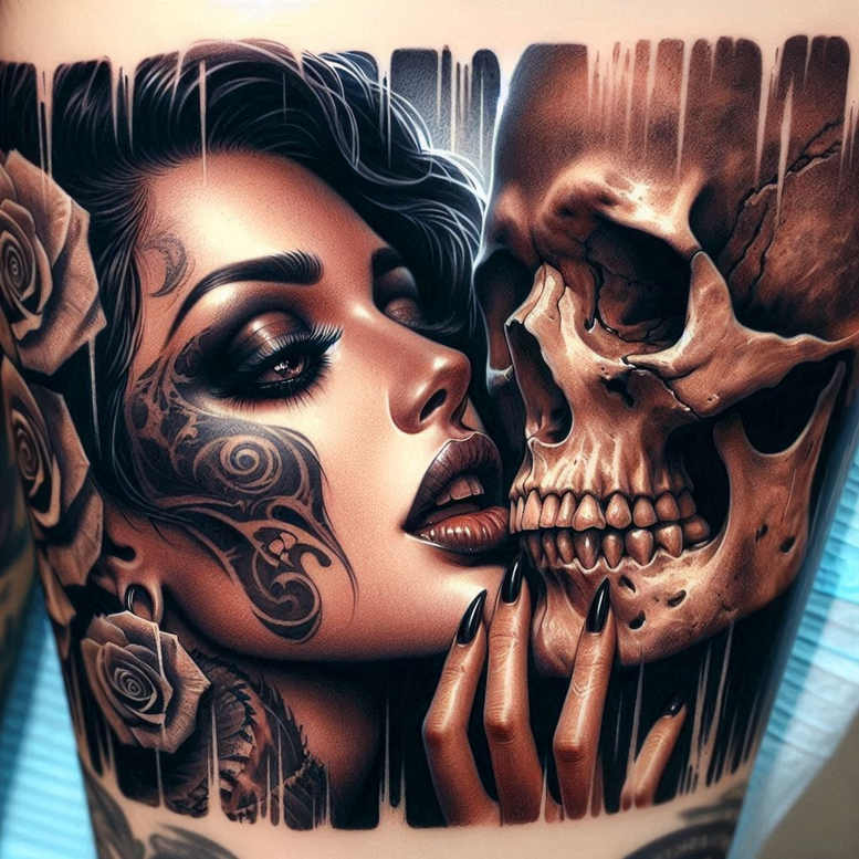 skulls tattoo design ideas enhanced shading anatomy embodying resilience