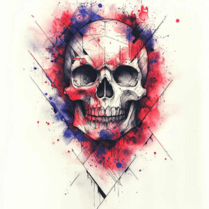 skulls tattoo design ideas solid fill bone symbol of resilience