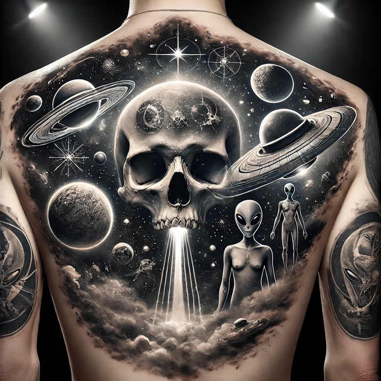 skulls tattoo design ideas ornamental death for outer arm