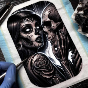 skulls tattoo design ideas textural detail decay lines for fingers