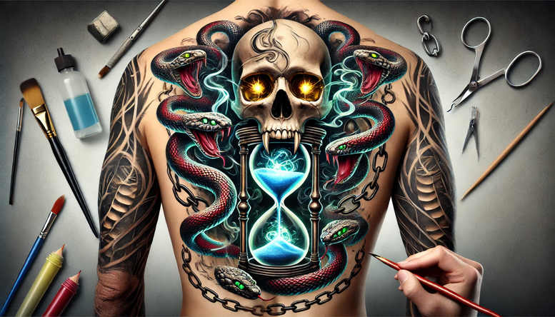 skulls tattoo design ideas surreal eternal silence symbol of perseverance