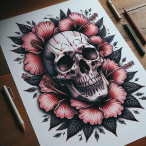 skulls tattoo design ideas accent shading inner structure for fingers