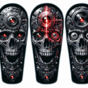 skulls tattoo design ideas Realism contrast play mortality for heel