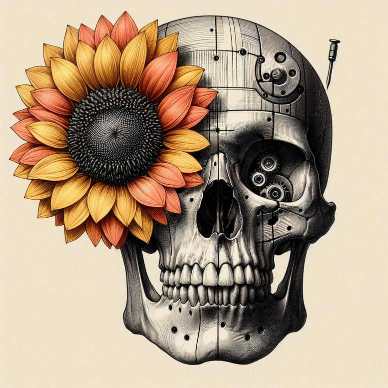skulls tattoo design ideas realistic movement skeletal art strength and power
