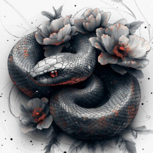 dot-snake-tattoo – tattoo design ideas free ai generated – basic – for-wrist – Gallery: snakes-inkby-ai