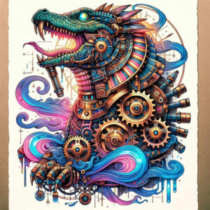 organic-line-sobek-tattoo-spirit-for-shoulder – tattoo design ideas free ai generated – Gallery: sobek-inkby-ai
