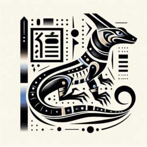 wave-sobek-tattoo-nightmare-for-lower-leg – tattoo design ideas free ai generated – Gallery: sobek-inkby-ai