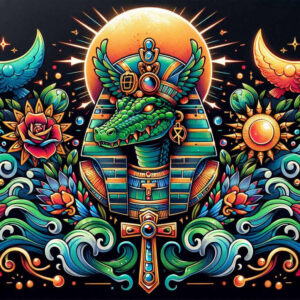 shaded-sobek-tattoo-claw-marks-for-foot – tattoo design ideas free ai generated – Gallery: sobek-inkby-ai