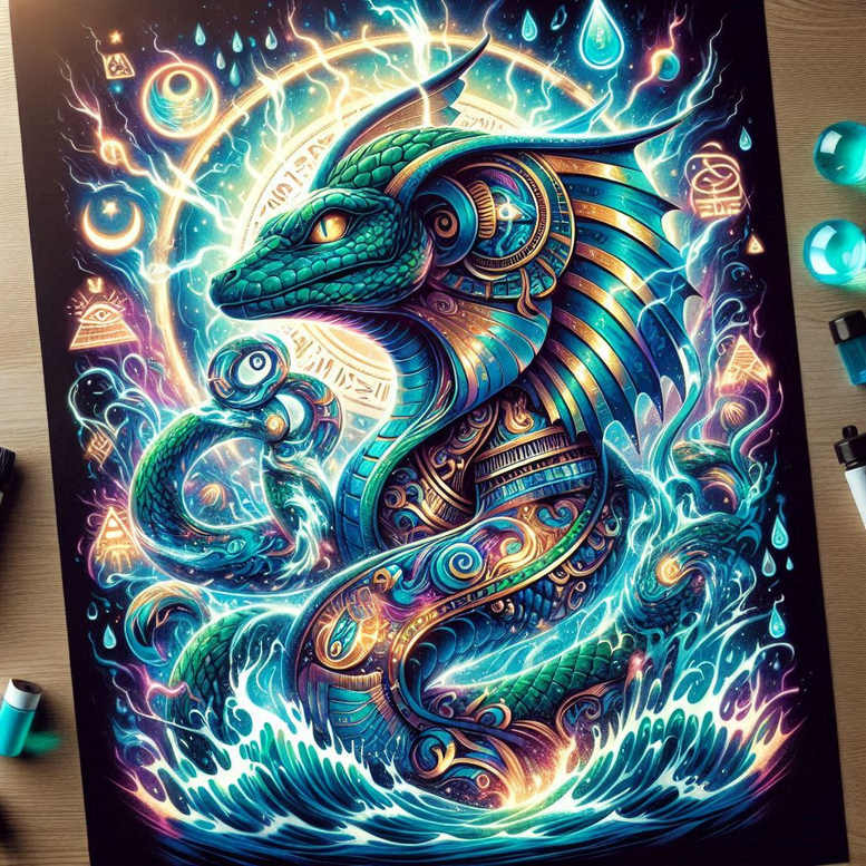 wave-sobek-tattoo-haunting-for-shoulder-blade – tattoo design ideas free ai generated – Gallery: sobek-inkby-ai