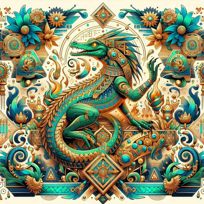 ornamental-sobek-tattoo-horror-for-behind-ear – tattoo design ideas free ai generated – Gallery: sobek-inkby-ai