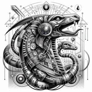 magic-motif-sobek-tattoo-demonic-for-full-back – tattoo design ideas free ai generated – Gallery: sobek-inkby-ai